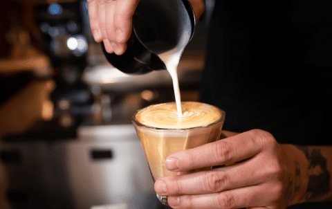 Koffie verkeerd - bij Brasserie Tuinzicht in Hilversum